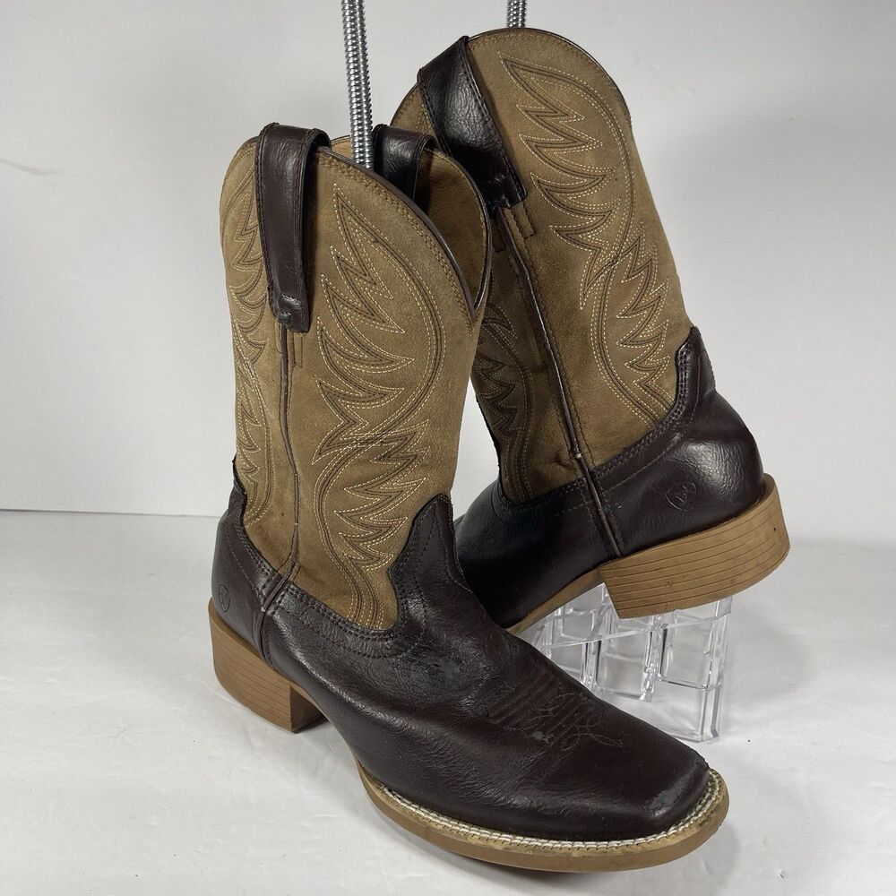 Ariat Kids Western Boots Brown Suede Style 10025169 Size 3 US / 34 EUR 4LR